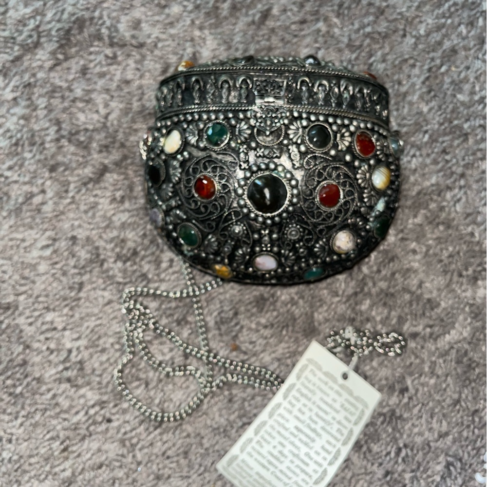 Steel handmade clutch